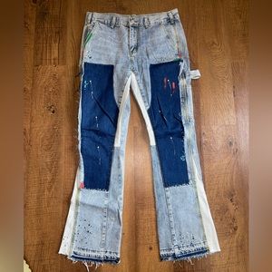 TWILL MKT BLUE CARPENTER JEANS SIZE34 USED